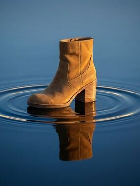 . Tan Suede Ankle Boots